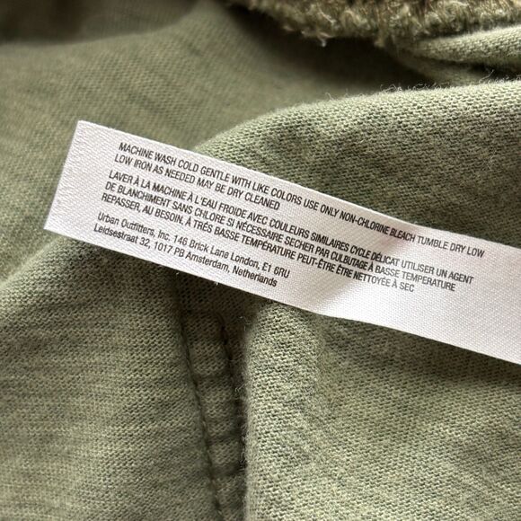 Daily Practice Anthropologie Slouchy Jogger Pants Pull-on Harem Green Large H216 - Picture 10 of 11